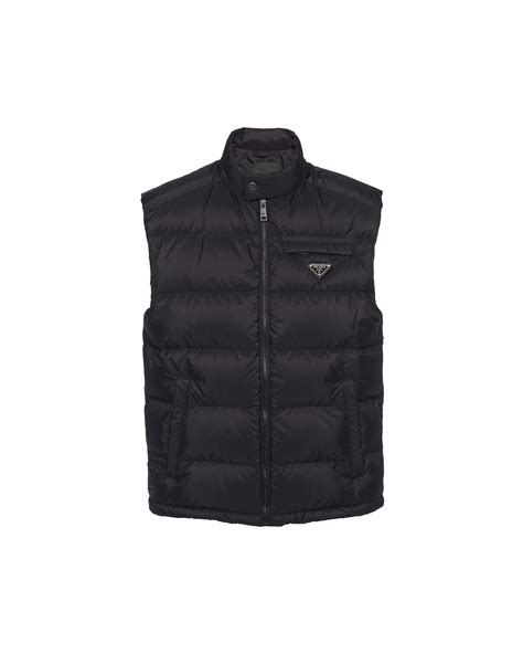 prada puffer jackst|prada sleeveless puffer jacket.